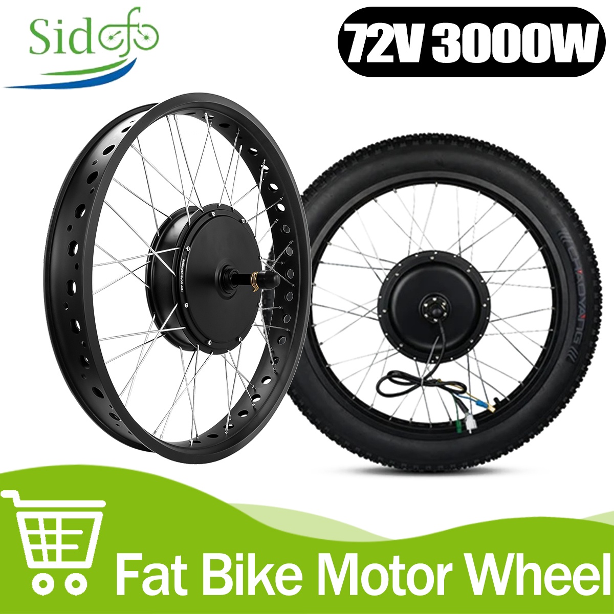 72V 5000W Hub Motor Kit - Silnik bezszczotkowy bezprzekładniowy 72V 3000W do