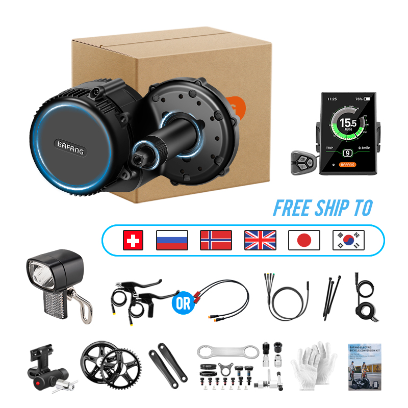 Bafang Bbs02B 48V 750W Mid Drive Kit - Zestaw do konwersji roweru elektrycznego Bafang