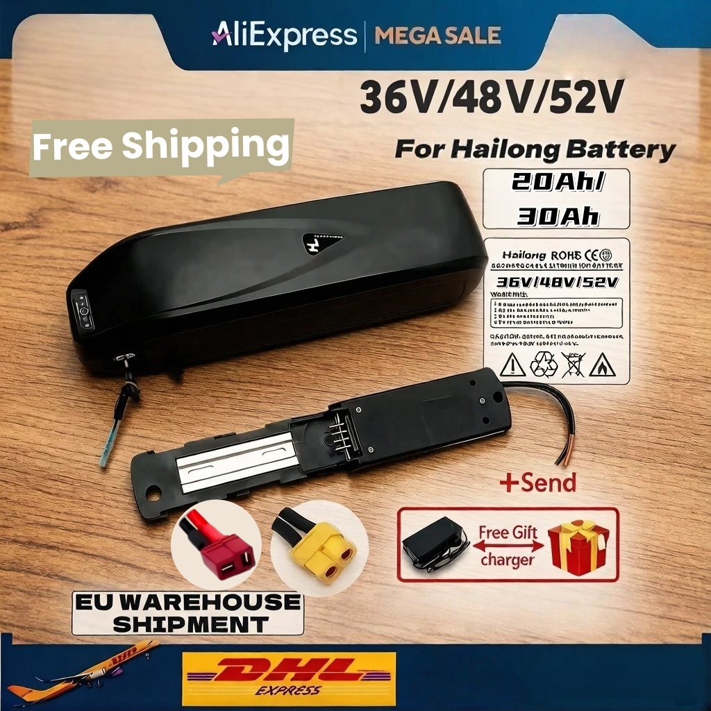 Ebike Battery 48V 20Ah Hailong - Nowość dla Hailong 36V 48V 52V.
