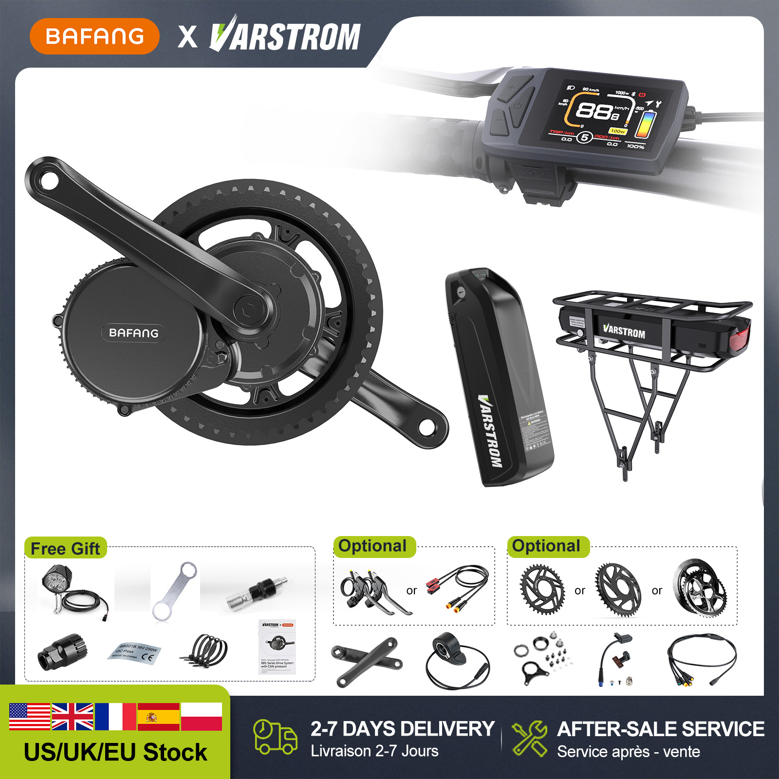 [US Direct] Silnik centralny B – Bafang Bbshd 1000W Conversion Kit recenzja i cena