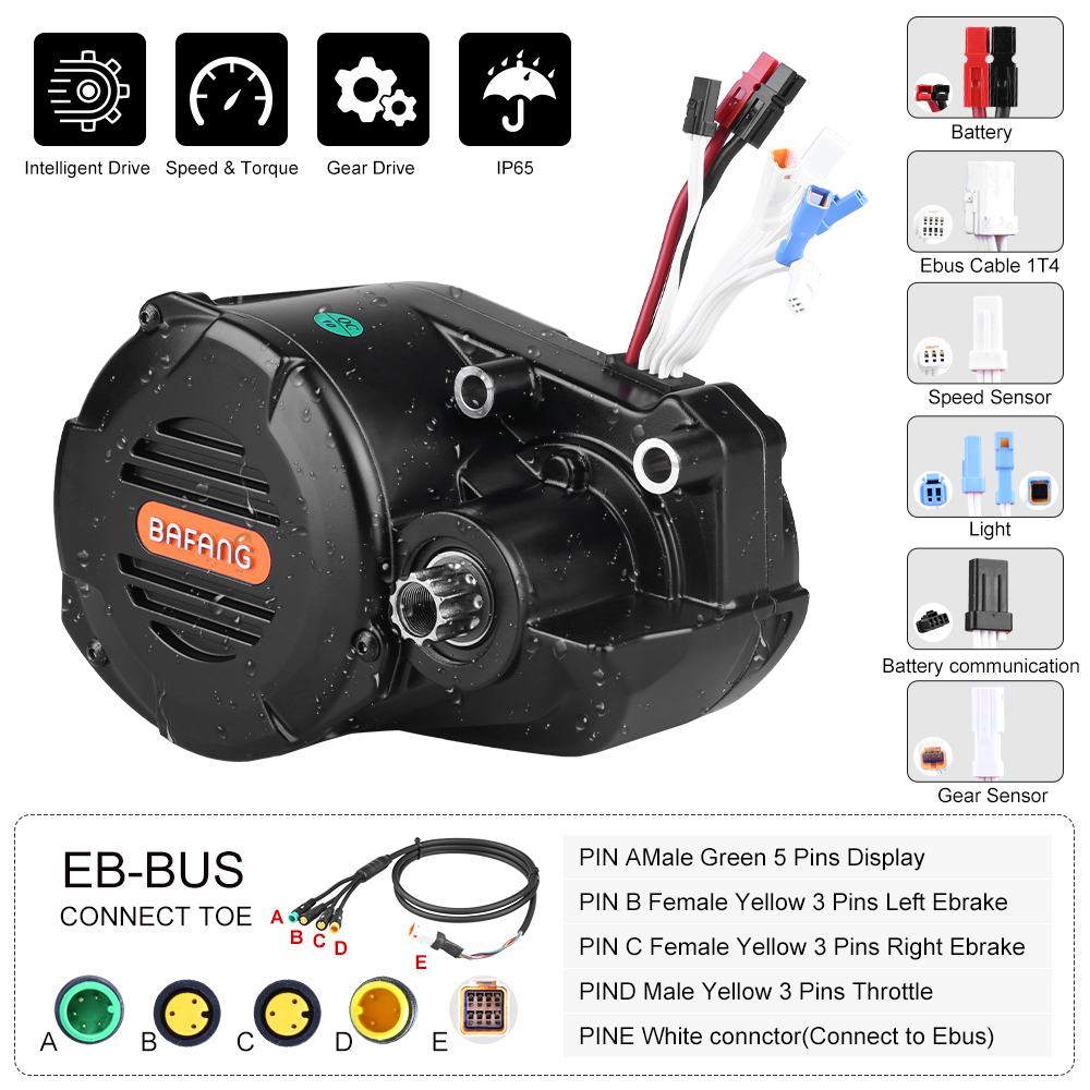 Zestaw do konwersji roweru ele – Mid Drive Motor Kit 52V 1000W recenzja i cena
