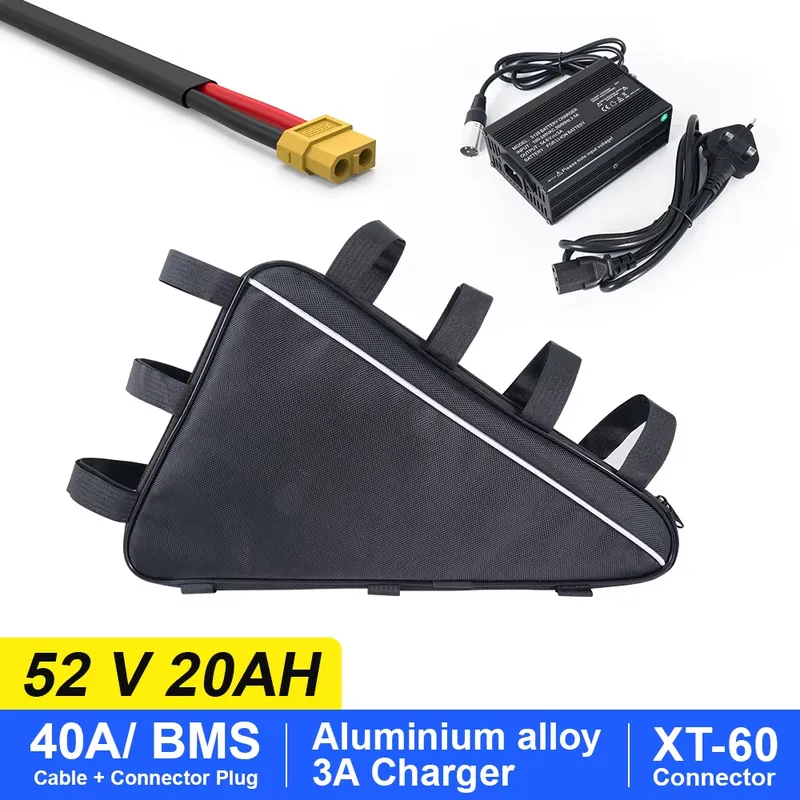 Bateria litowa do roweru elekt – Ebike Battery 52V 20Ah Triangle Pack recenzja i cena
