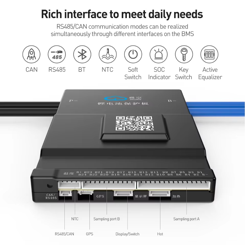 JK BMS Active Balance 150A 1A  – Smart Bms 72V 20S 150A Bluetooth recenzja i cena