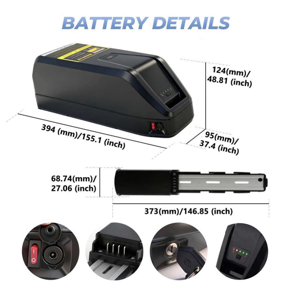 Ulepszona bateria litowa 36V 4 – Ebike Battery 48V 20Ah Hailong recenzja i cena