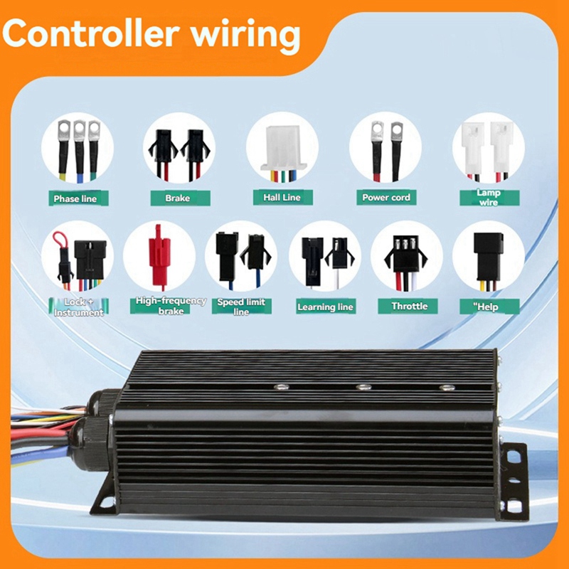 Zestaw kontrolera do roweru el – Sine Wave Controller 48V 72V 80A recenzja i cena