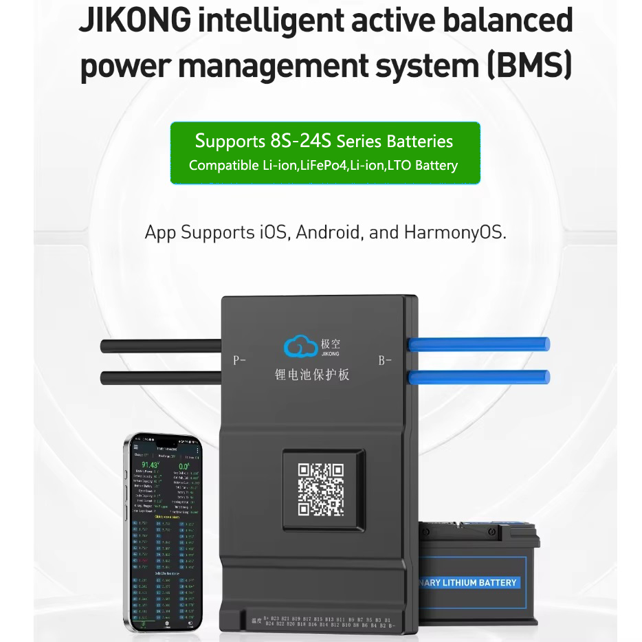 JK BMS Aktywny Balanser 150A 2 – Smart Bms 72V 20S 150A Bluetooth recenzja i cena