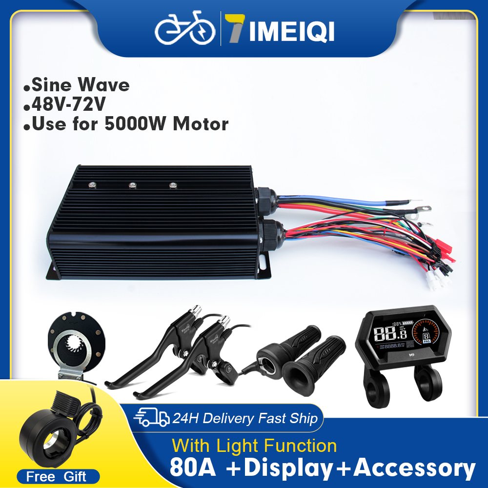 Sterownik sinusoidalny do e-bi – Sine Wave Controller 48V 72V 80A recenzja i cena