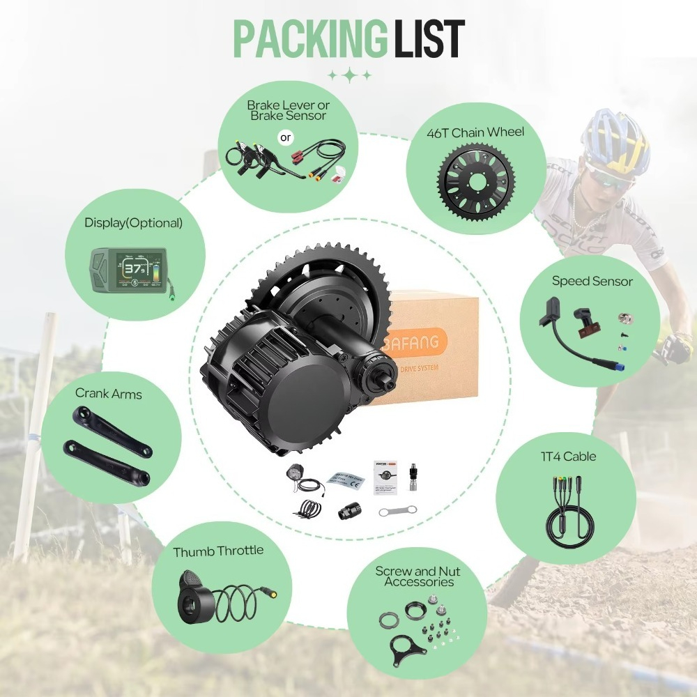 Zestaw do konwersji roweru na  – Mid Drive Motor Kit 52V 1000W recenzja i cena