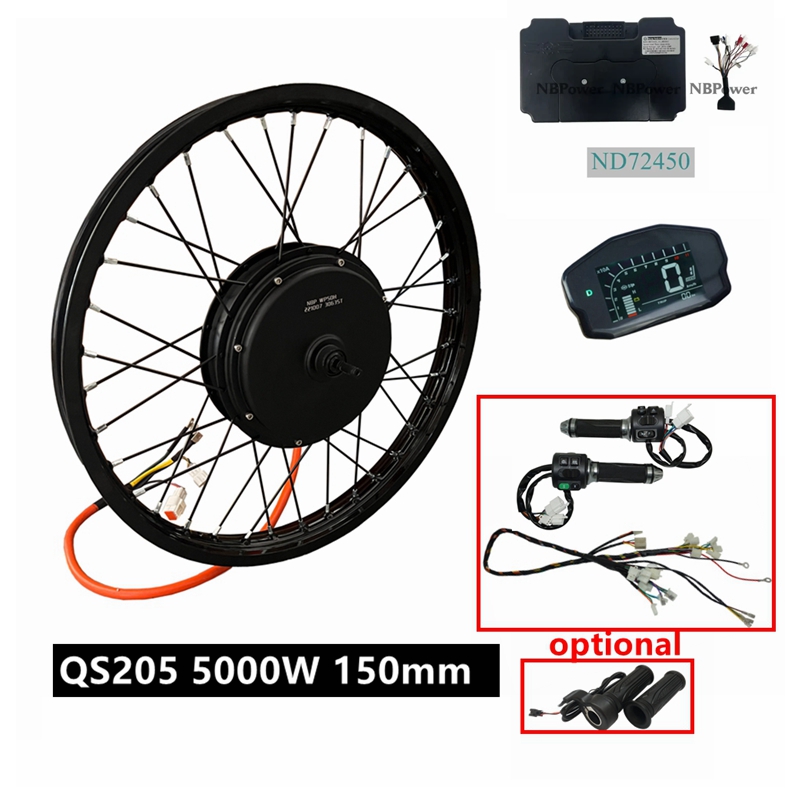 Zestaw do roweru elektrycznego – 72V 5000W Hub Motor Kit recenzja i cena