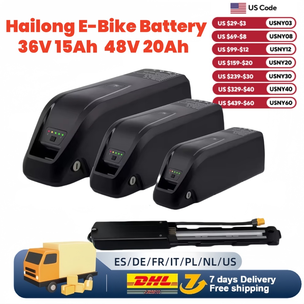 Akumulator 36V 48V 52V Hailong – Ebike Battery 48V 20Ah Hailong recenzja i cena