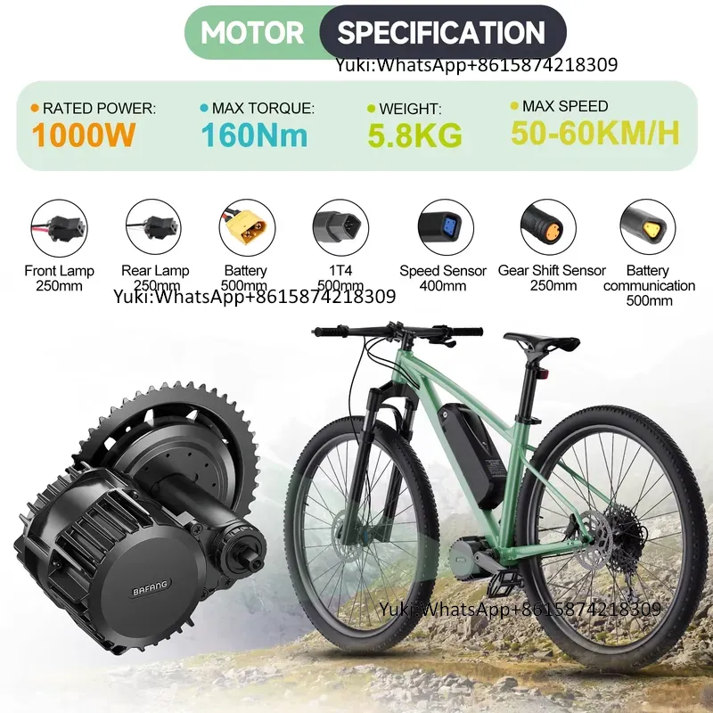 Silnik centralny BBSHD 1000W 4 – Mid Drive Motor Kit 52V 1000W recenzja i cena