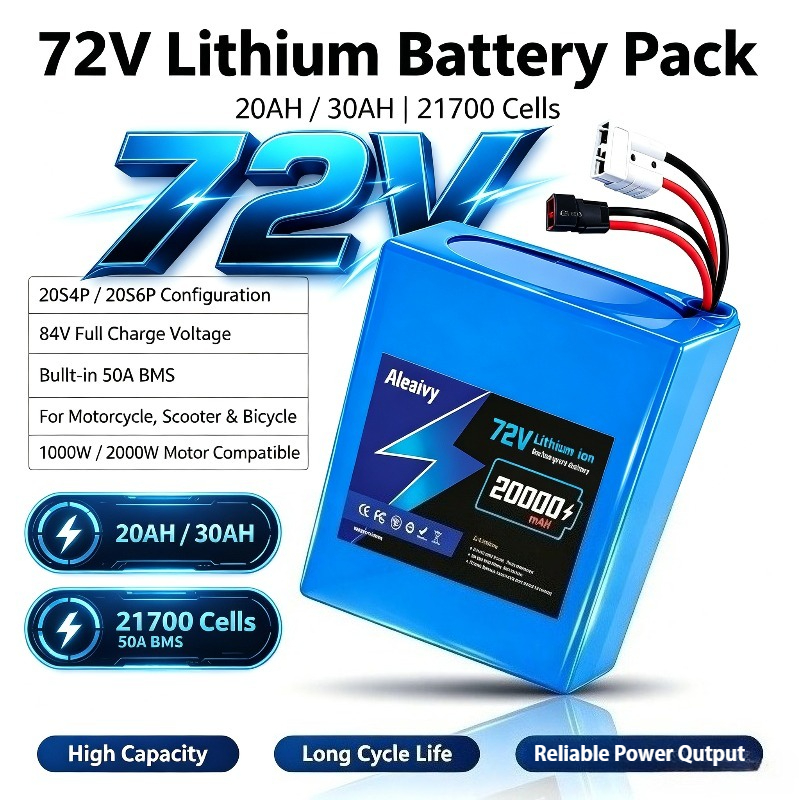 Akumulator 72V 20S4P 20AH 20S6 – Electric Bicycle Battery 72V 30Ah recenzja i cena