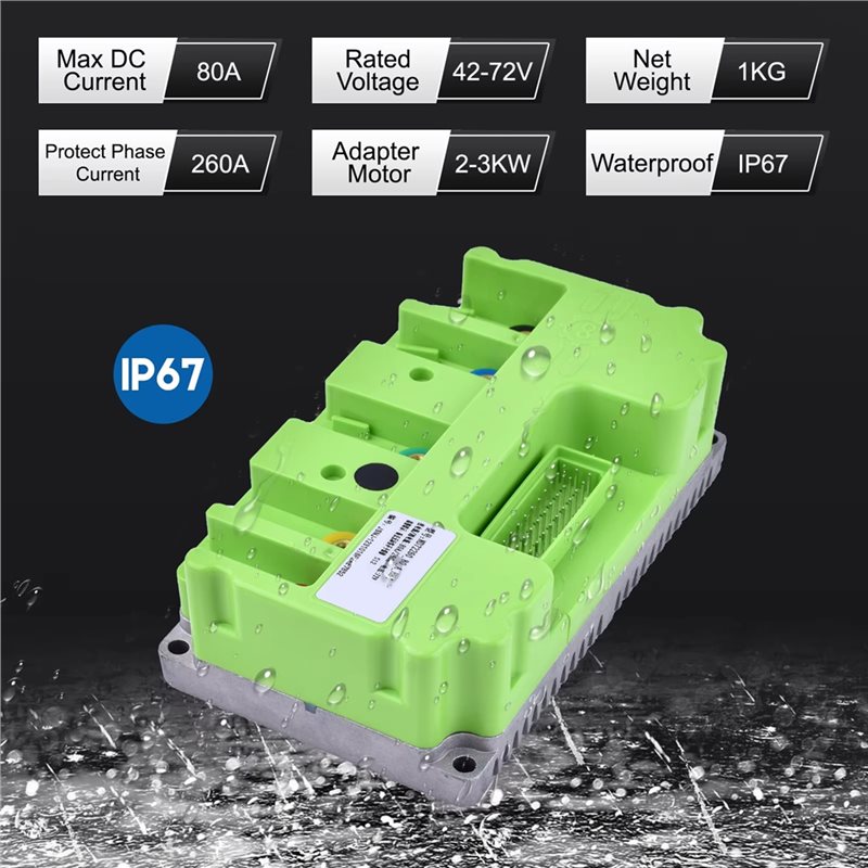 Fardriver 48V-72V 80A 3KW Ster – Sine Wave Controller 48V 72V 80A recenzja i cena